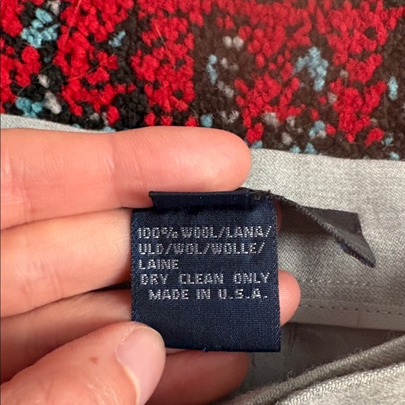 Vintage Ralph Lauren Grey Wool Trousers - Picture 4 of 8